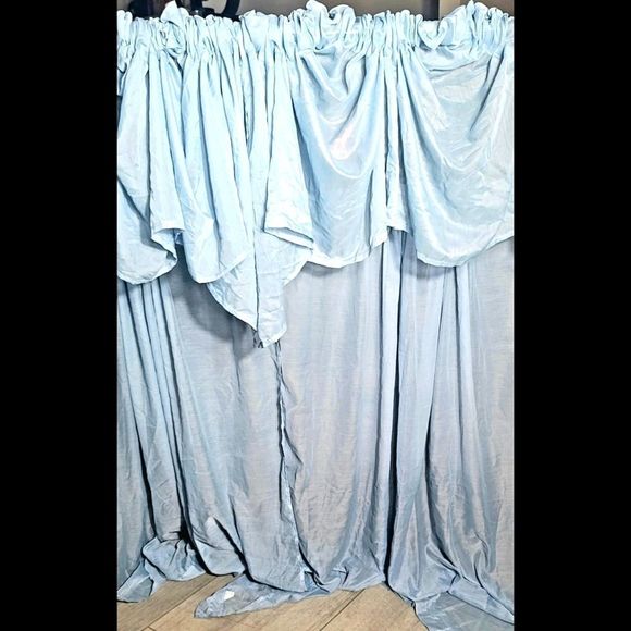 Baby Blue Valence & Panel Set - Picture 1 of 1